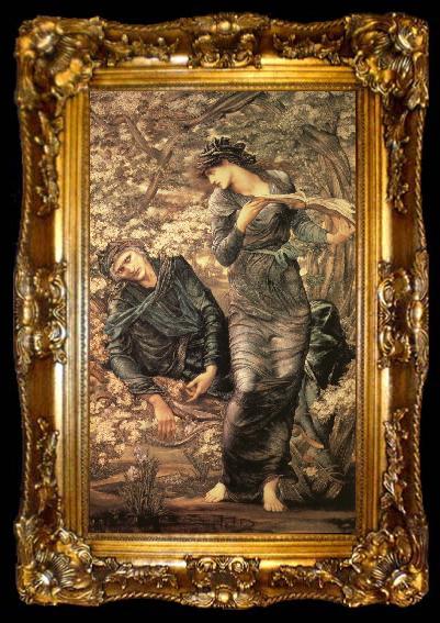 framed  Sir Edward Coley Burne-Jones The Beguiling of Merlin, ta009-2